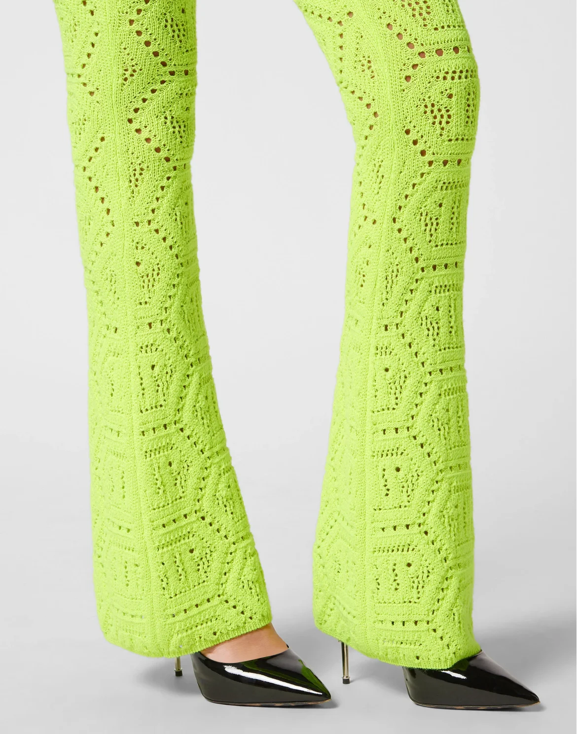 Fluo Knit Trousers Monogram, цвет: Желтый