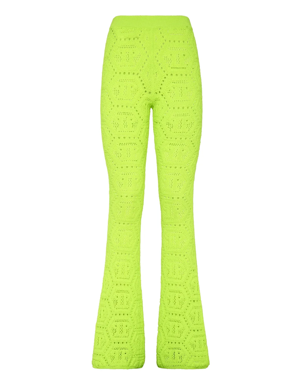 Fluo Knit Trousers Monogram, цвет: Желтый