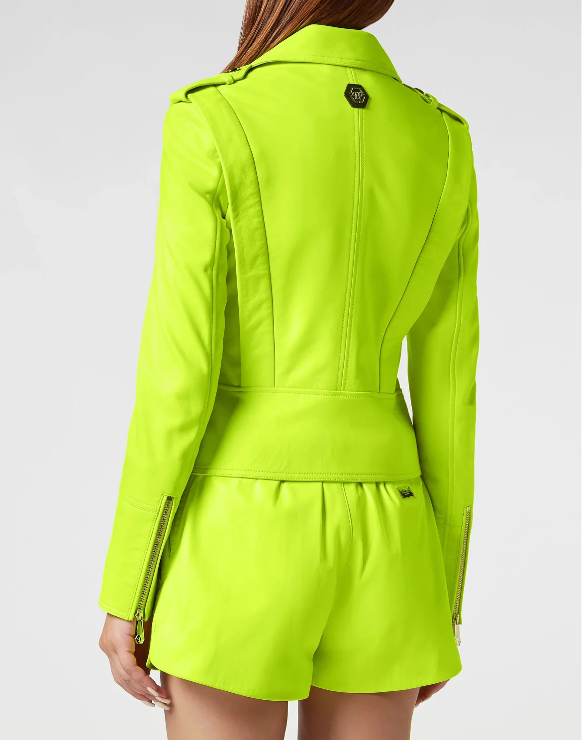 Color Biker Jacket, цвет: Желтый