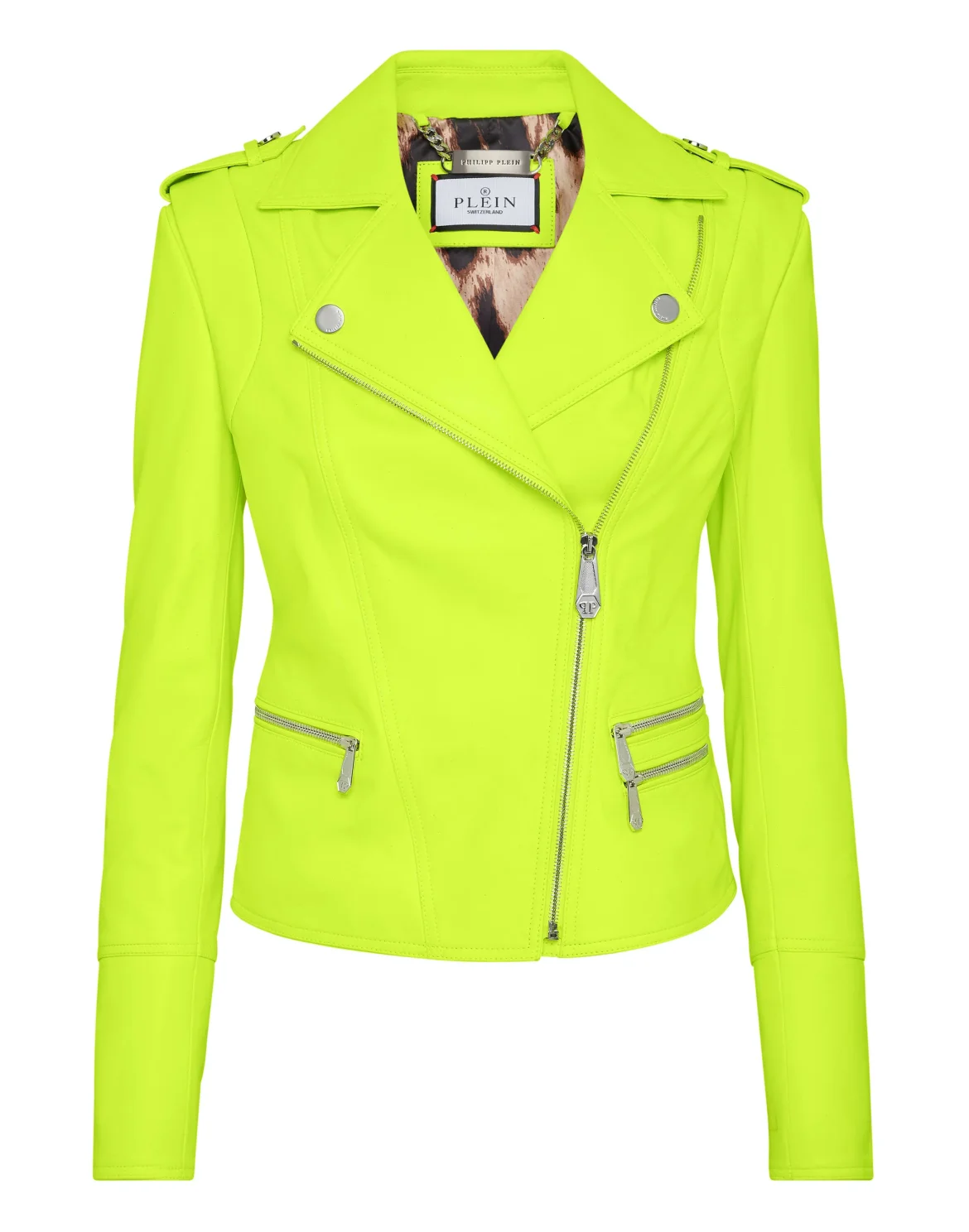 Color Biker Jacket, цвет: Желтый