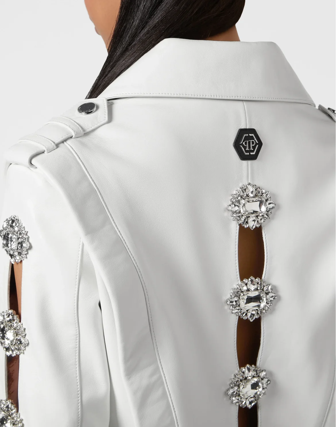 Biker Jacket Brooches, цвет: Белый