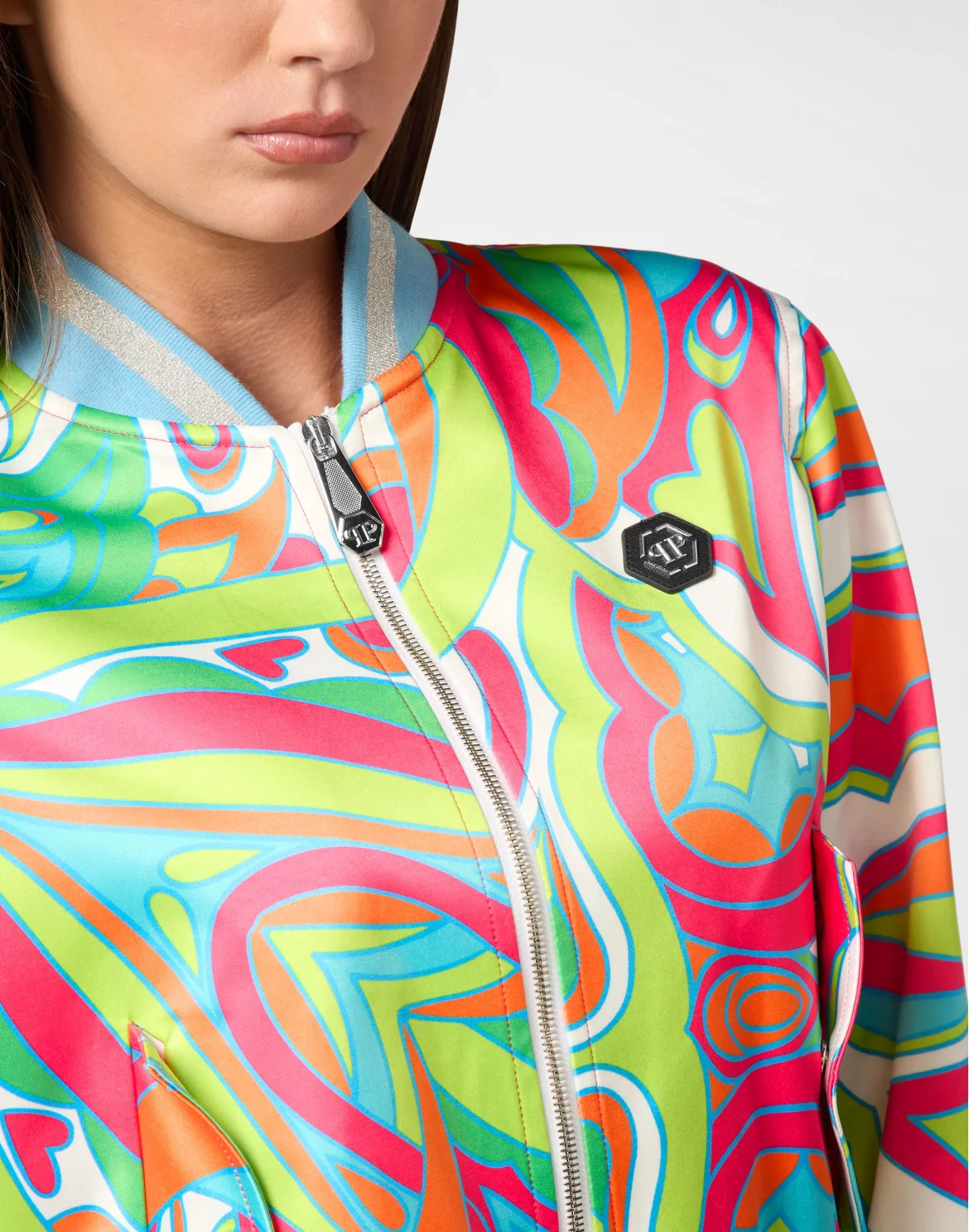 Satin Bomber Colorful Circus, цвет: Желтый