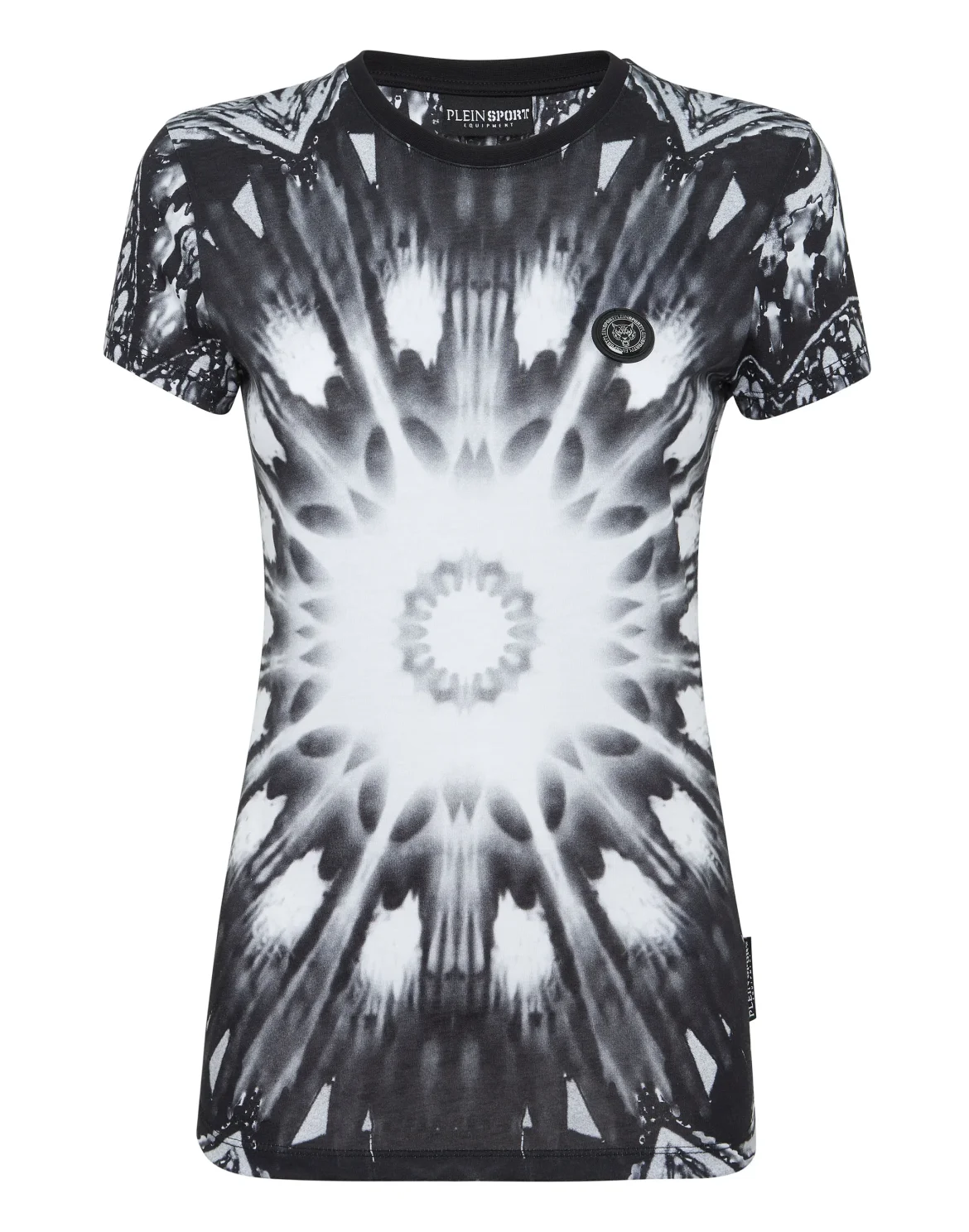 T-Shirt Sexy Pure Fit Optical Flower, цвет: Черный