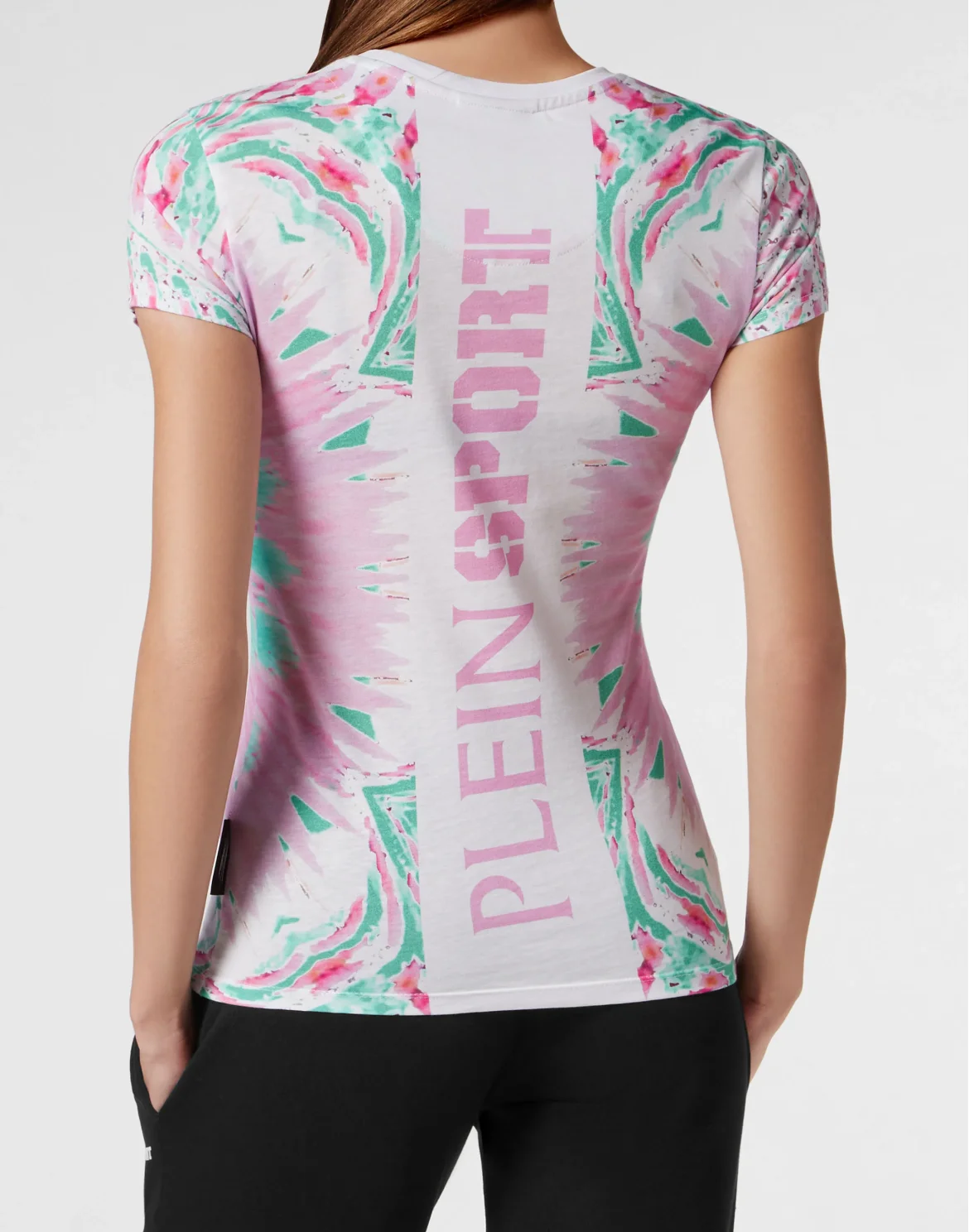 T-Shirt Sexy Pure Fit Optical Flower, цвет: Розовый