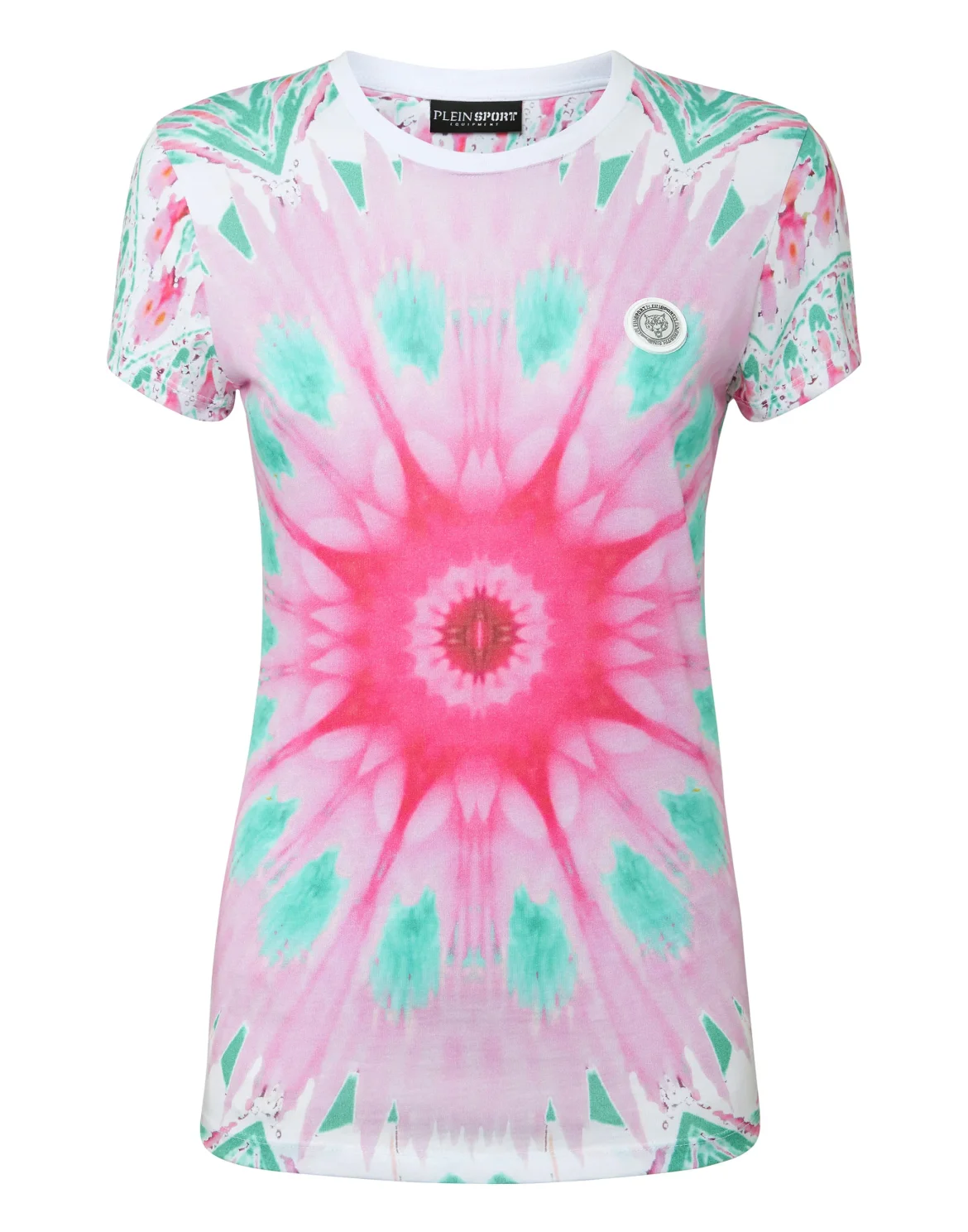 T-Shirt Sexy Pure Fit Optical Flower, цвет: Розовый