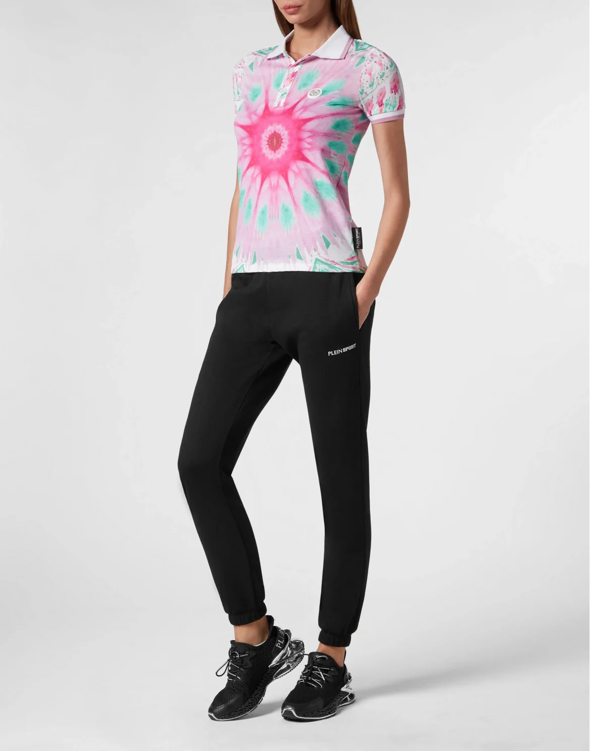 Polo Shirt Optical Flower, цвет: Розовый
