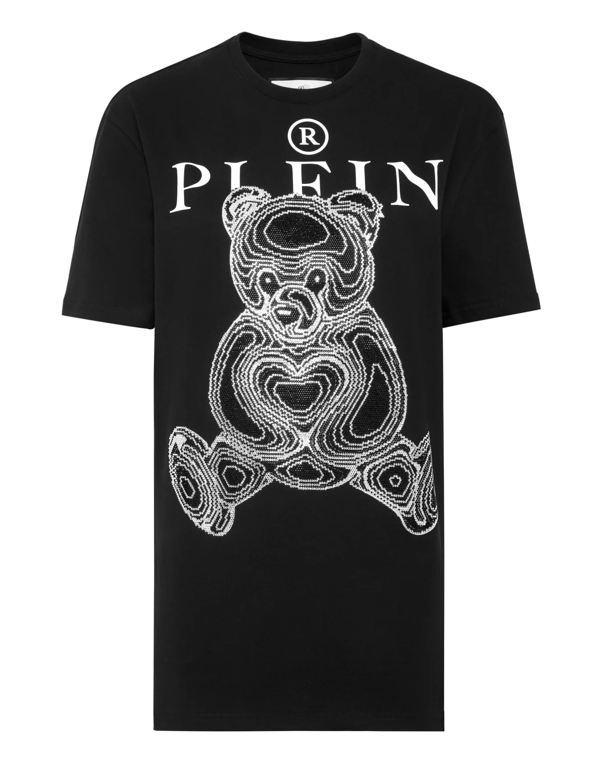 T-Shirt Man Fit Teddy Bear, цвет: Черный