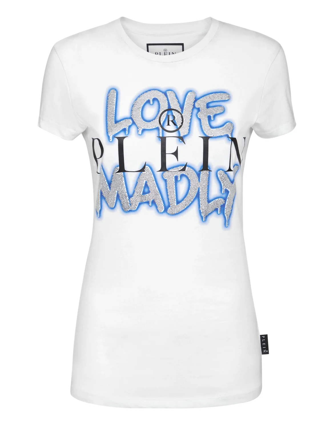 T-Shirt Sexy Pure with Crystals, цвет: Белый
