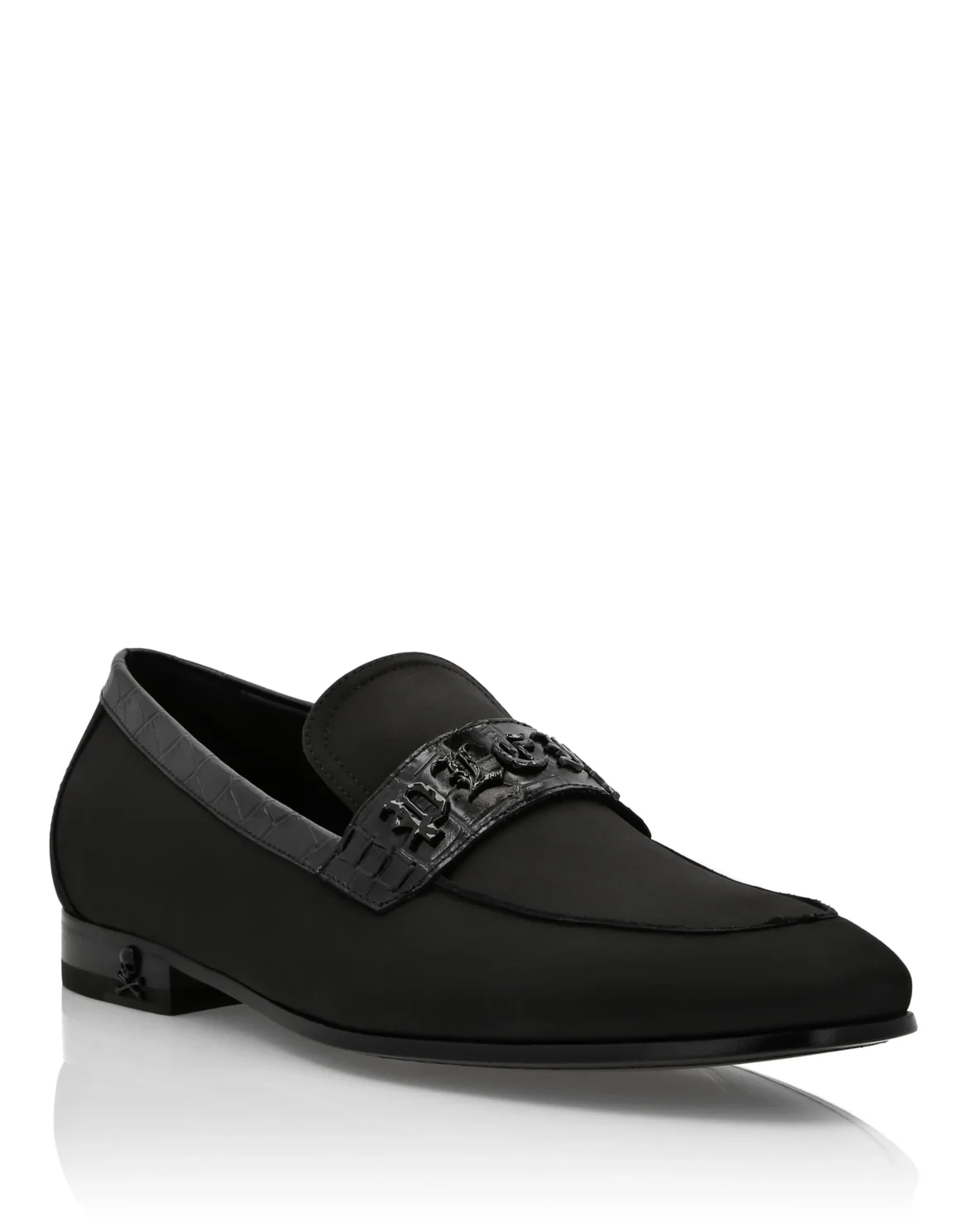 Nabuk Loafers Gothic Plein, цвет: Черный
