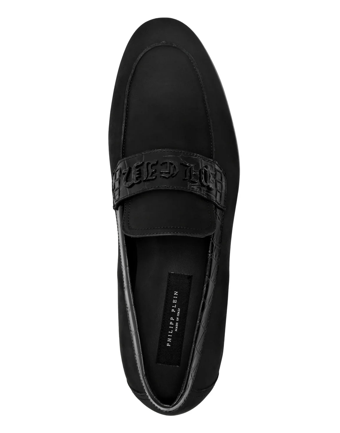 Nabuk Loafers Gothic Plein, цвет: Черный