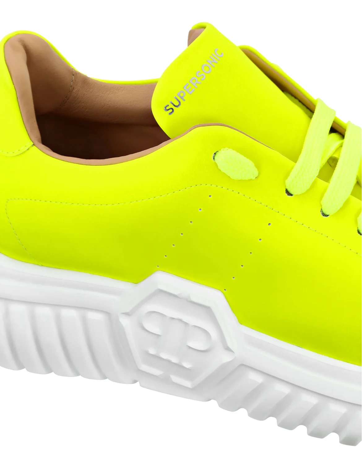 Leather Lo-Top Sneakers, цвет: Желтый