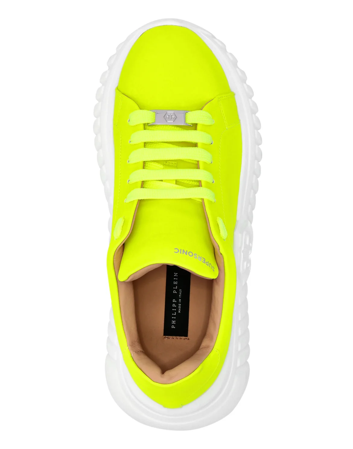Leather Lo-Top Sneakers, цвет: Желтый