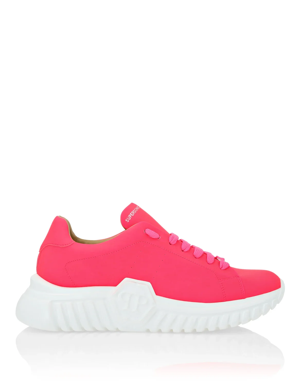 Leather Lo-Top Sneakers, цвет: Розовый