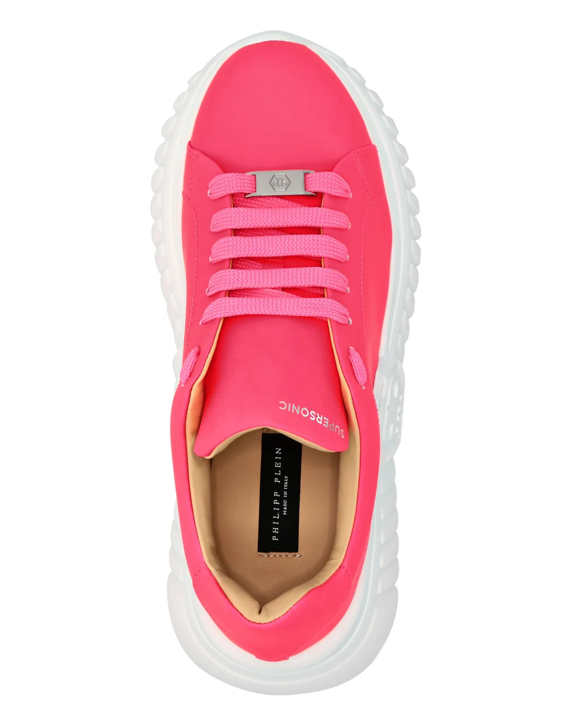 Leather Lo-Top Sneakers, цвет: Розовый