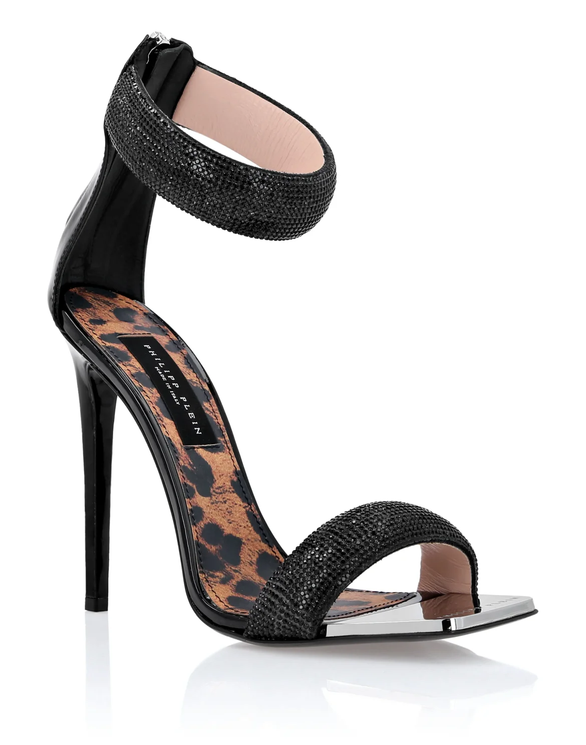Sandals Hi-Heels Crystal, цвет: Черный