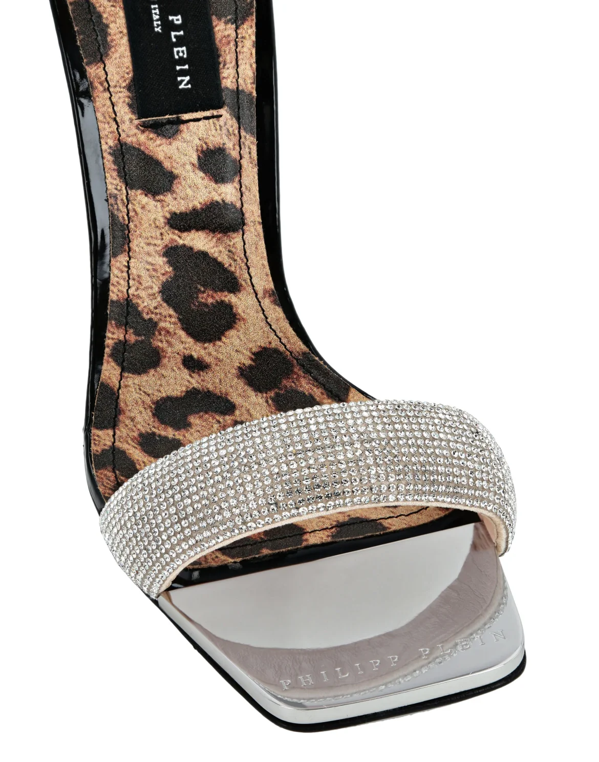 Sandals Hi-Heels Crystal, цвет: Черный