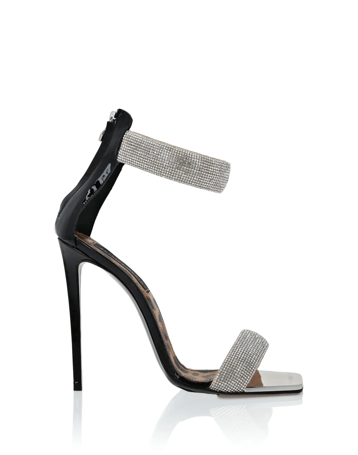 Sandals Hi-Heels Crystal, цвет: Черный