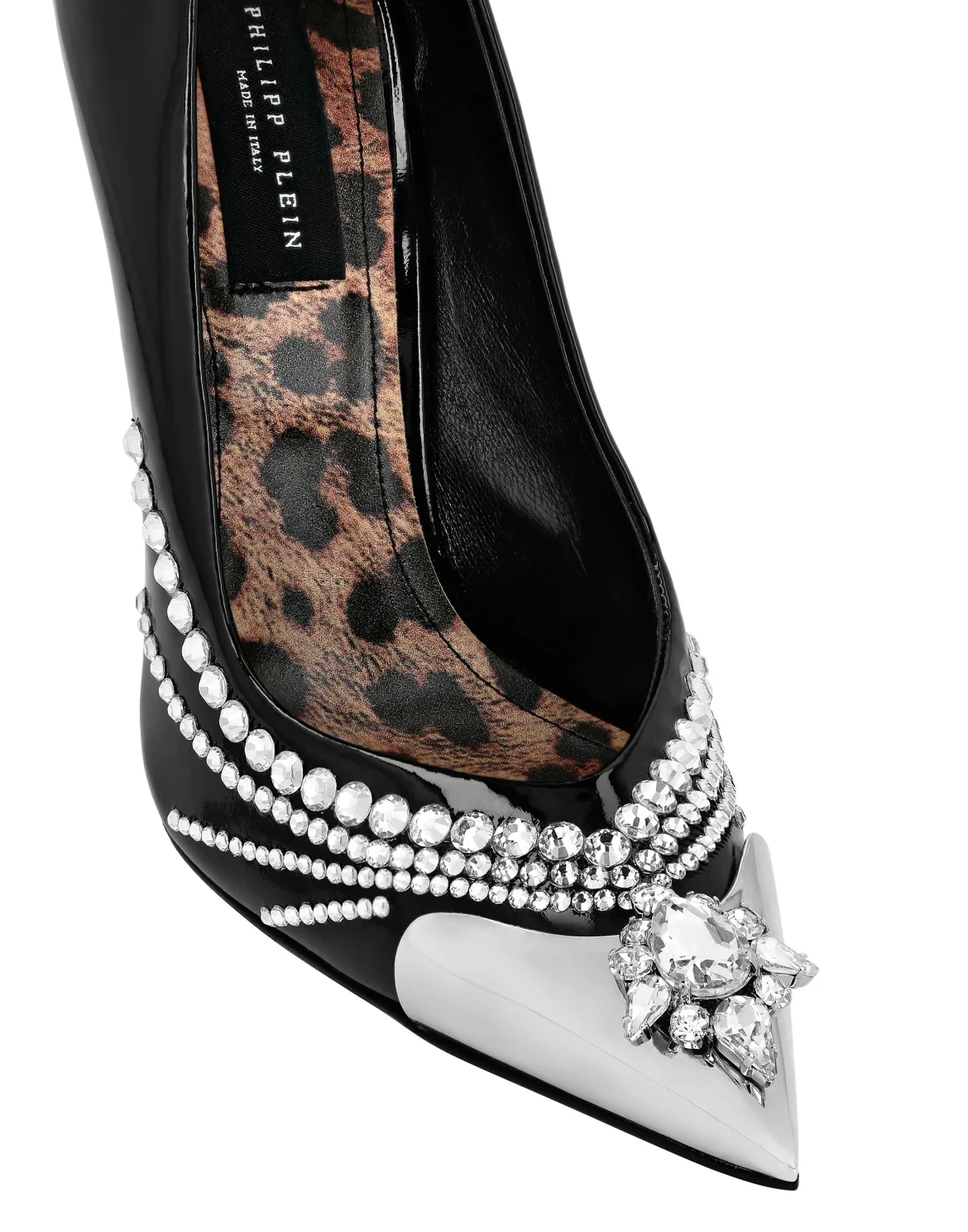 Patent Leather Decollete Hi-Heels, цвет: Черный