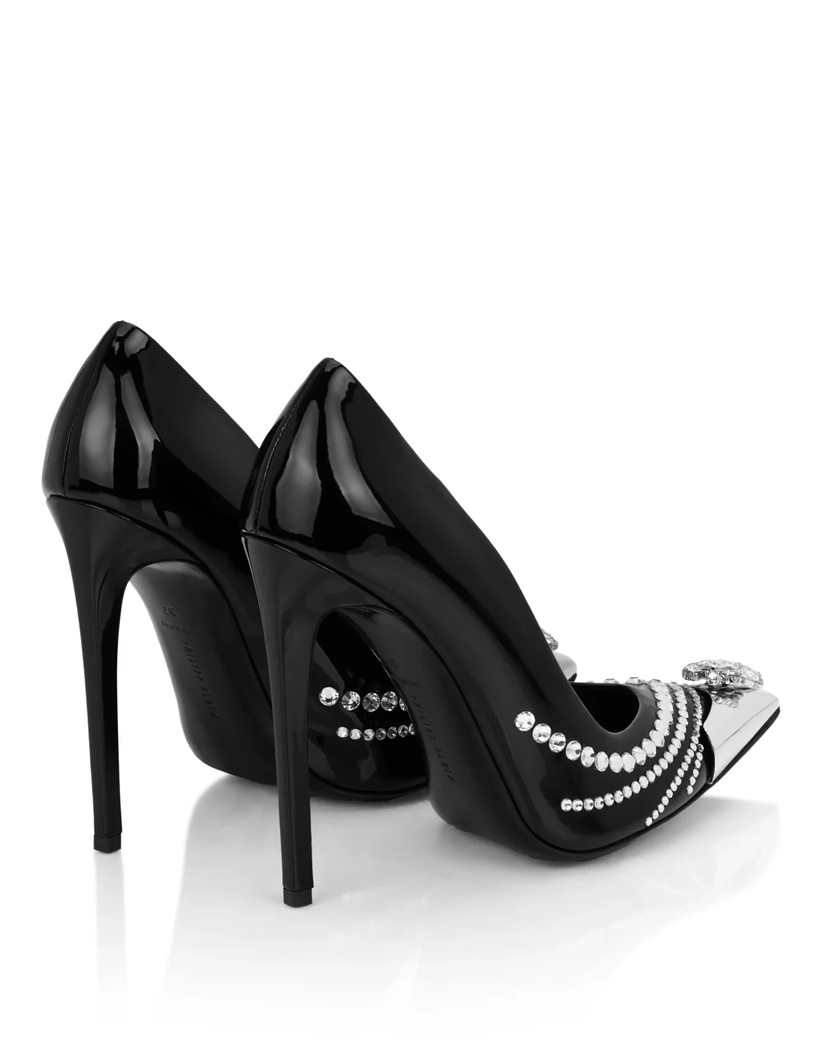 Patent Leather Decollete Hi-Heels, цвет: Черный