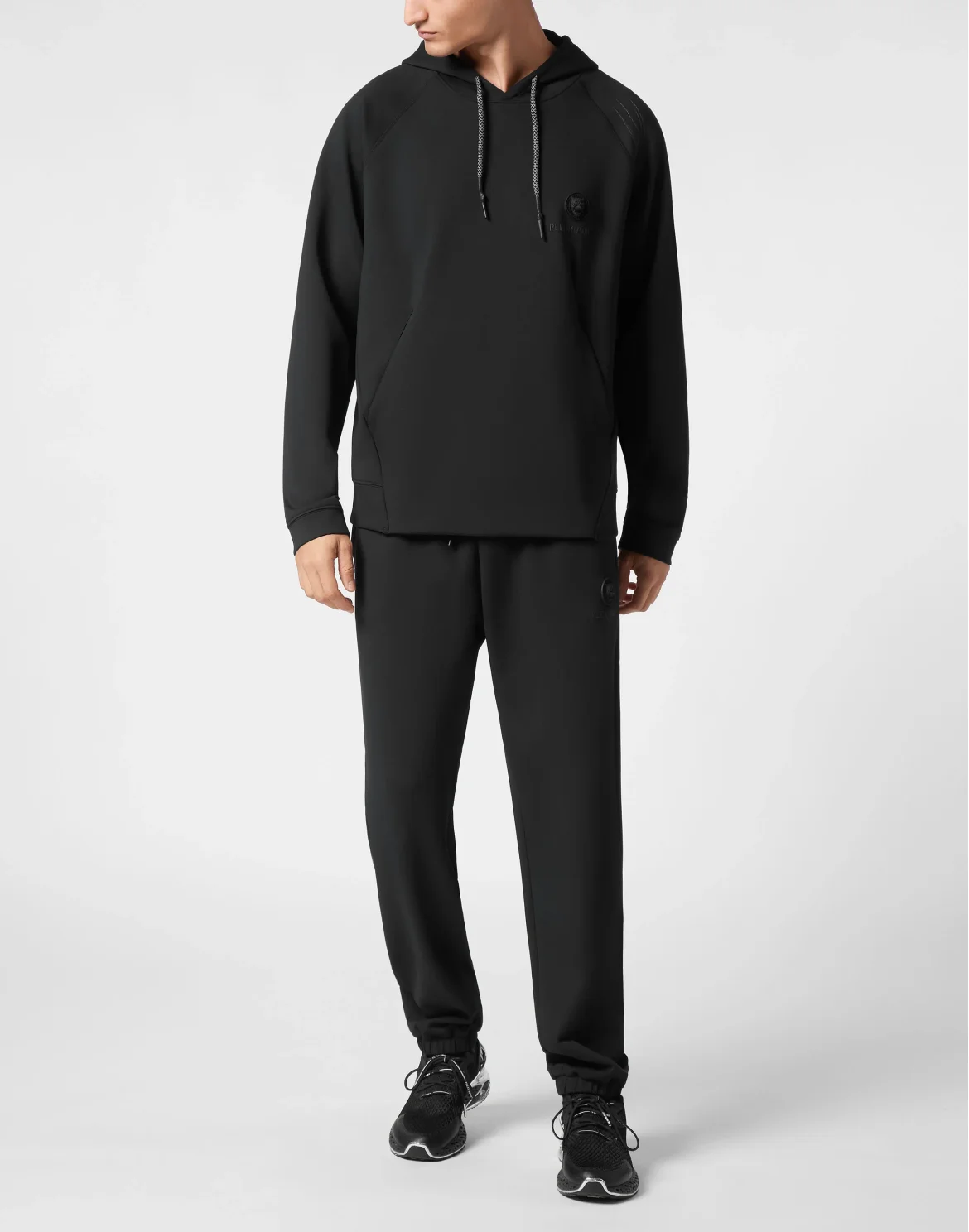 Technical Oversize Hoodie Sweatshirt LS, цвет: Черный