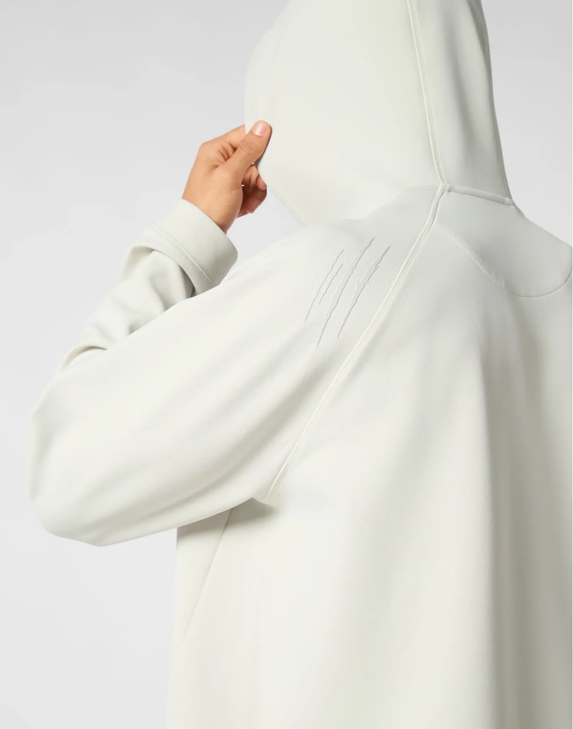 Technical Oversize Hoodie Sweatshirt LS, цвет: Серый