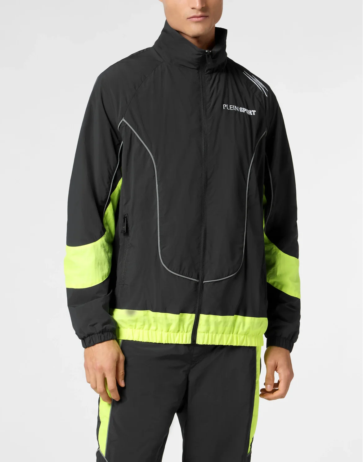 Technical Jogging Bomber Jacket LS Scratch, цвет: Желтый