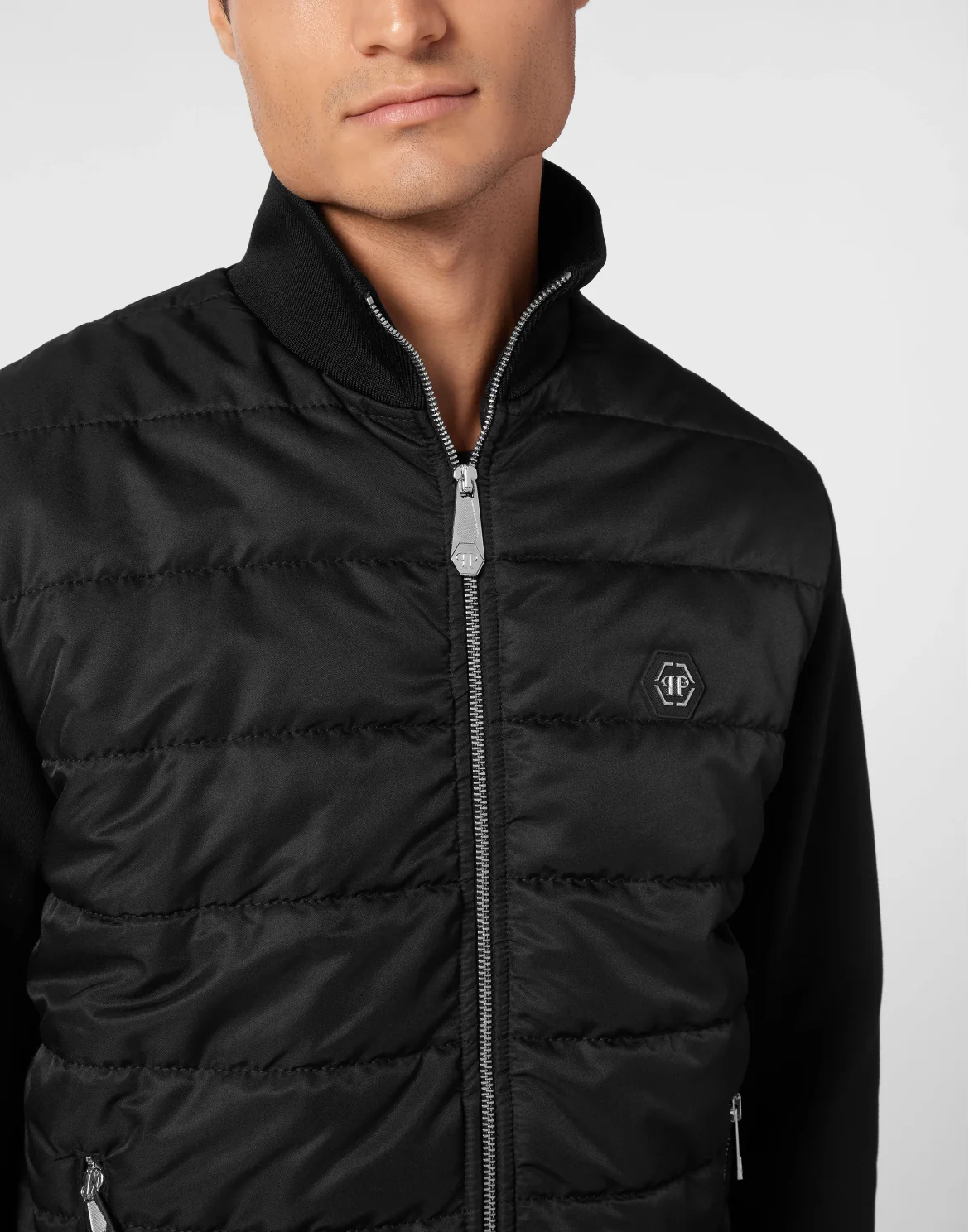 Puffered Jogging Jacket, цвет: Черный
