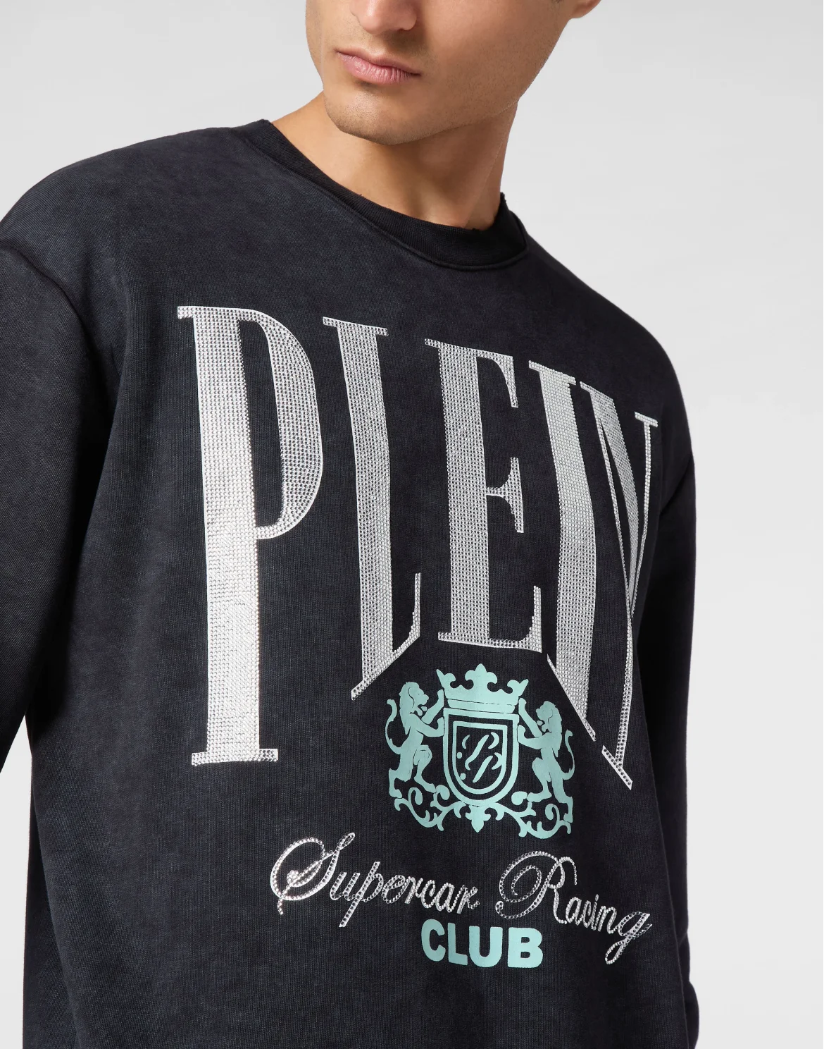 Sweatshirt Round Neck LS Racing Club, цвет: Черный