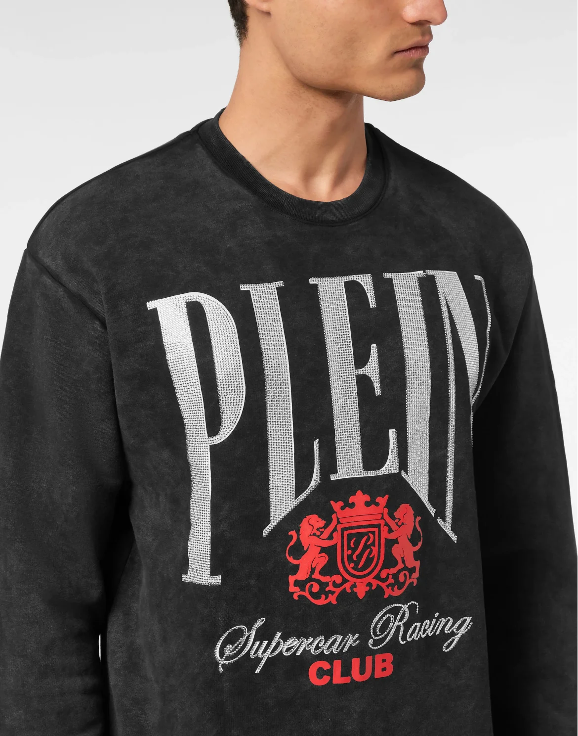 Sweatshirt Round Neck LS Racing Club, цвет: Черный
