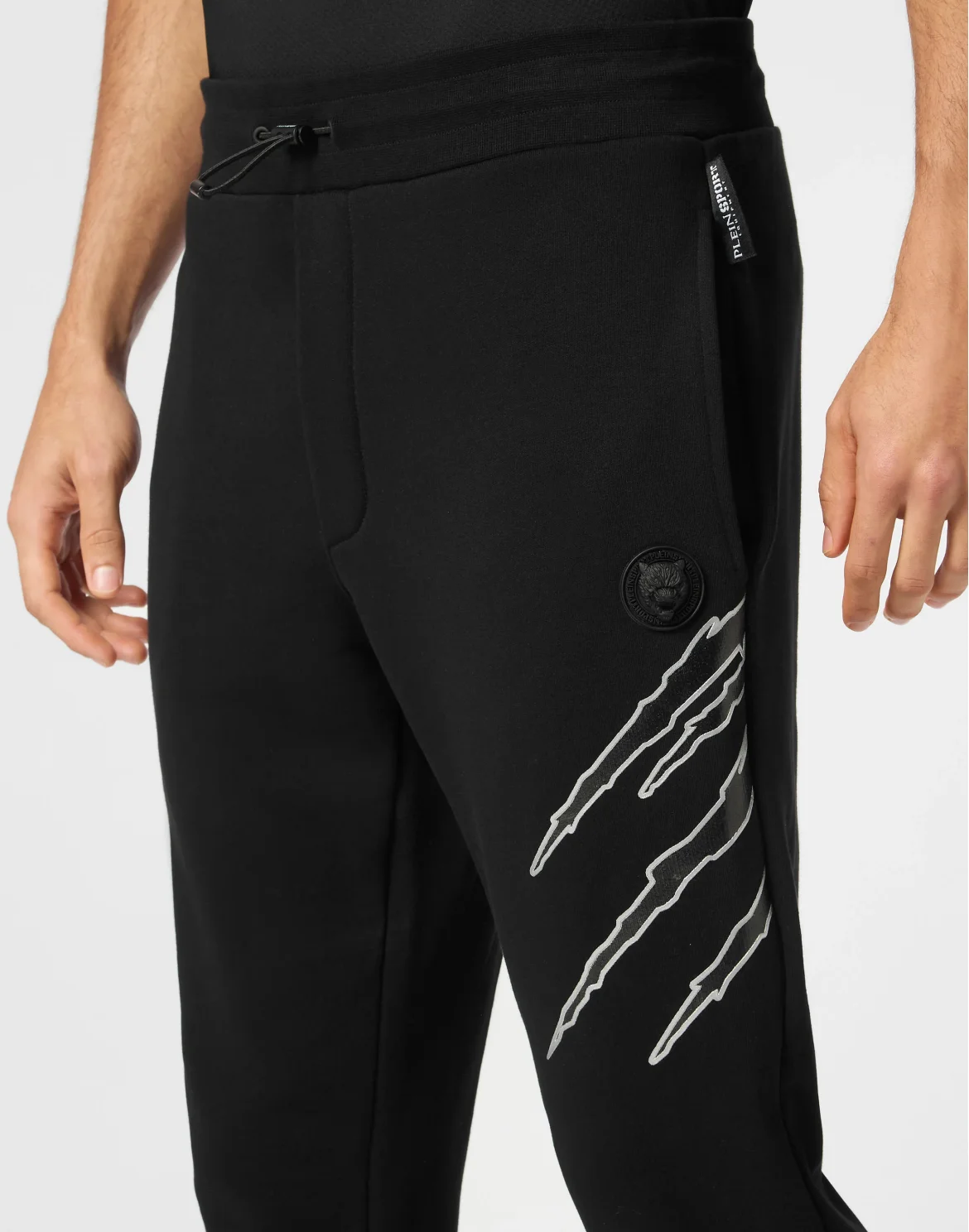 Loose Fit Jogging Pants Lamina Scratch, цвет: Черный