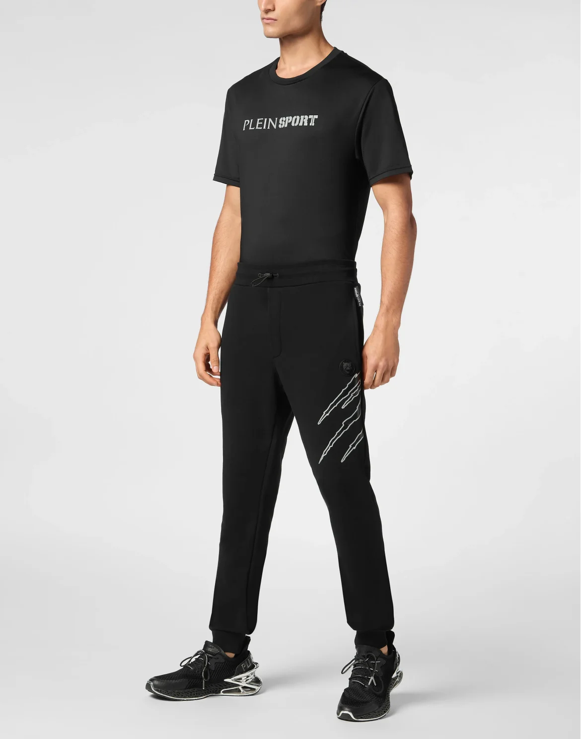 Loose Fit Jogging Pants Lamina Scratch, цвет: Черный