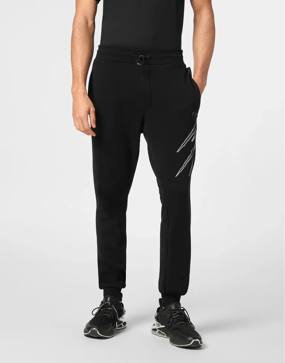 Loose Fit Jogging Pants Lamina Scratch, цвет: Черный
