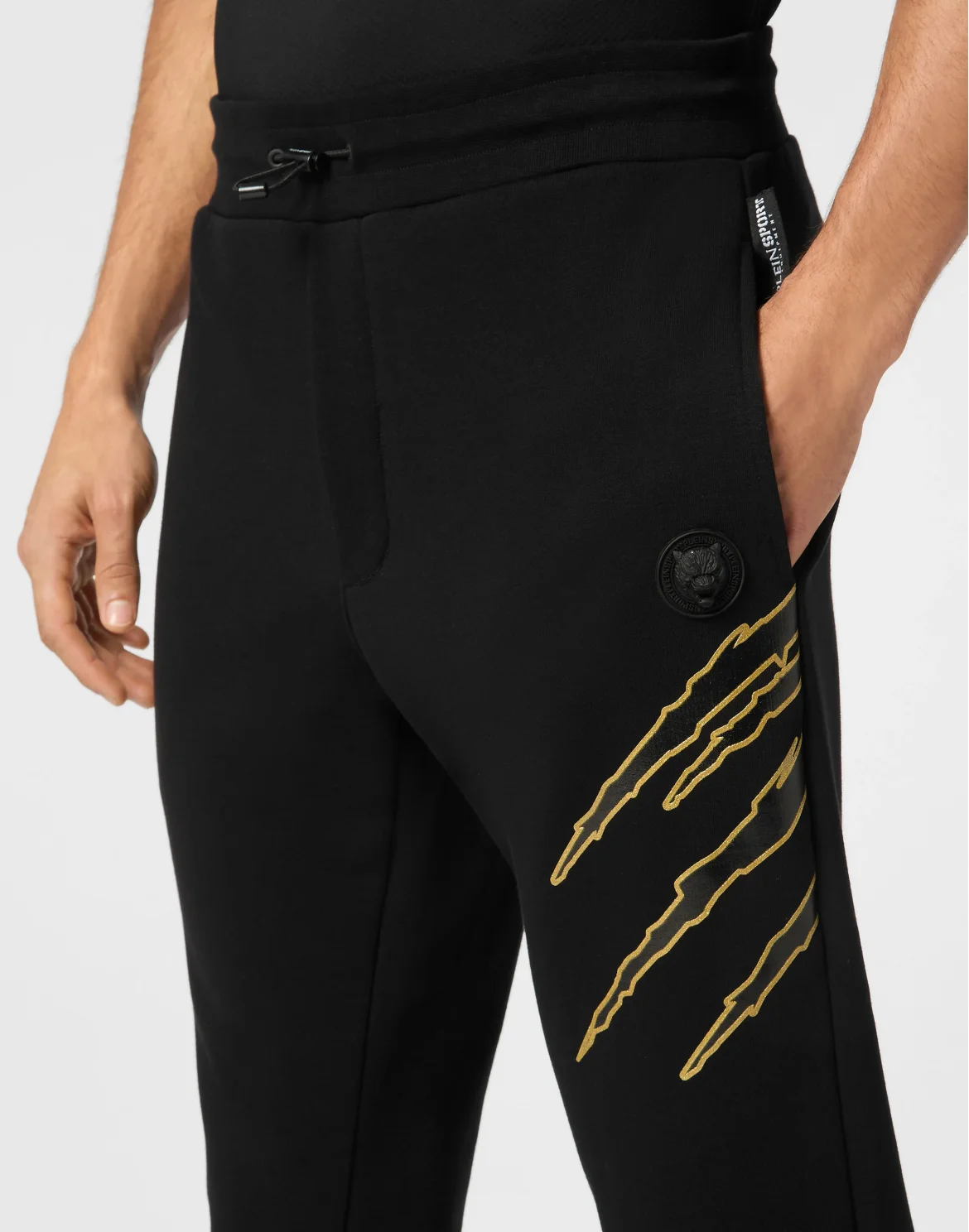 Loose Fit Jogging Pants Lamina Scratch, цвет: Черный
