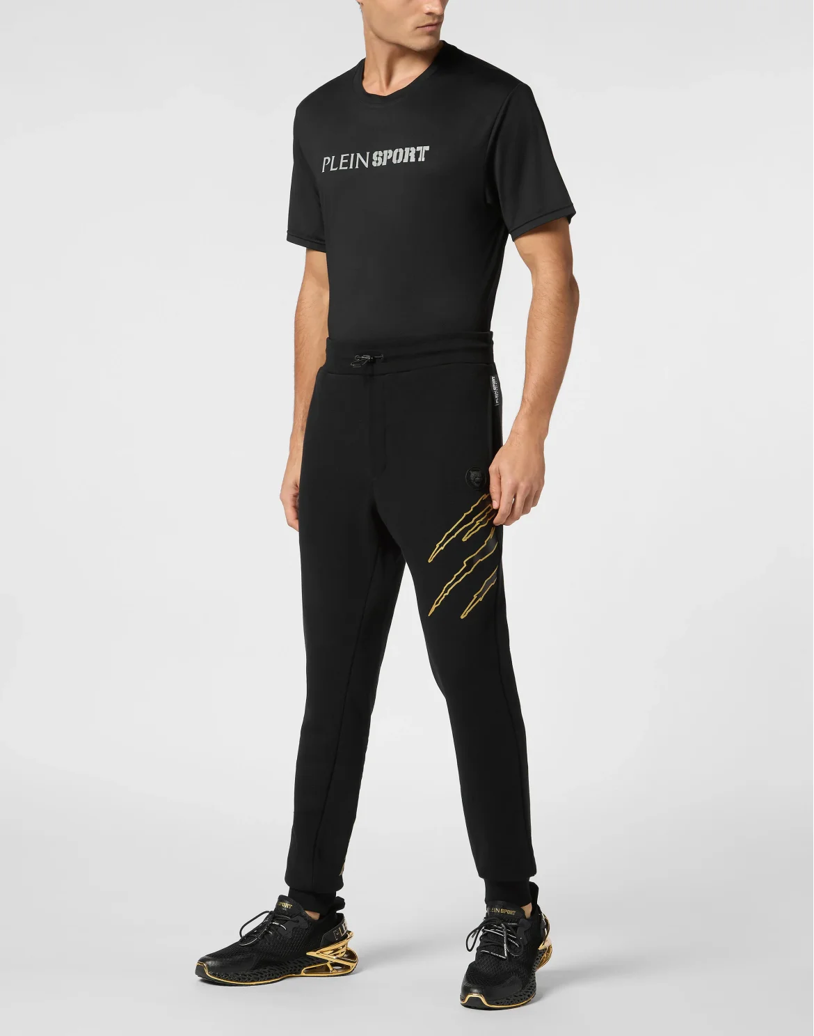 Loose Fit Jogging Pants Lamina Scratch, цвет: Черный