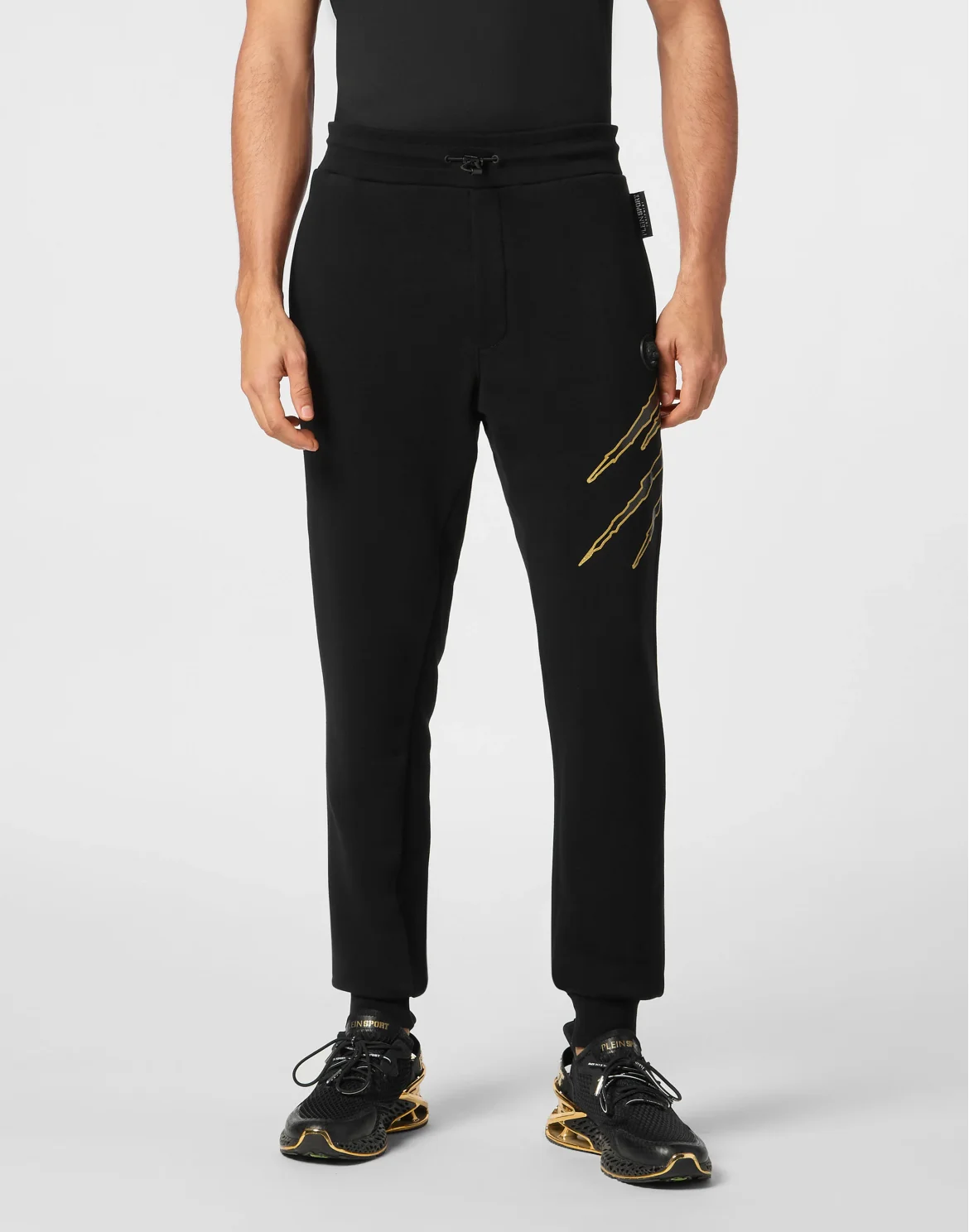 Loose Fit Jogging Pants Lamina Scratch, цвет: Черный