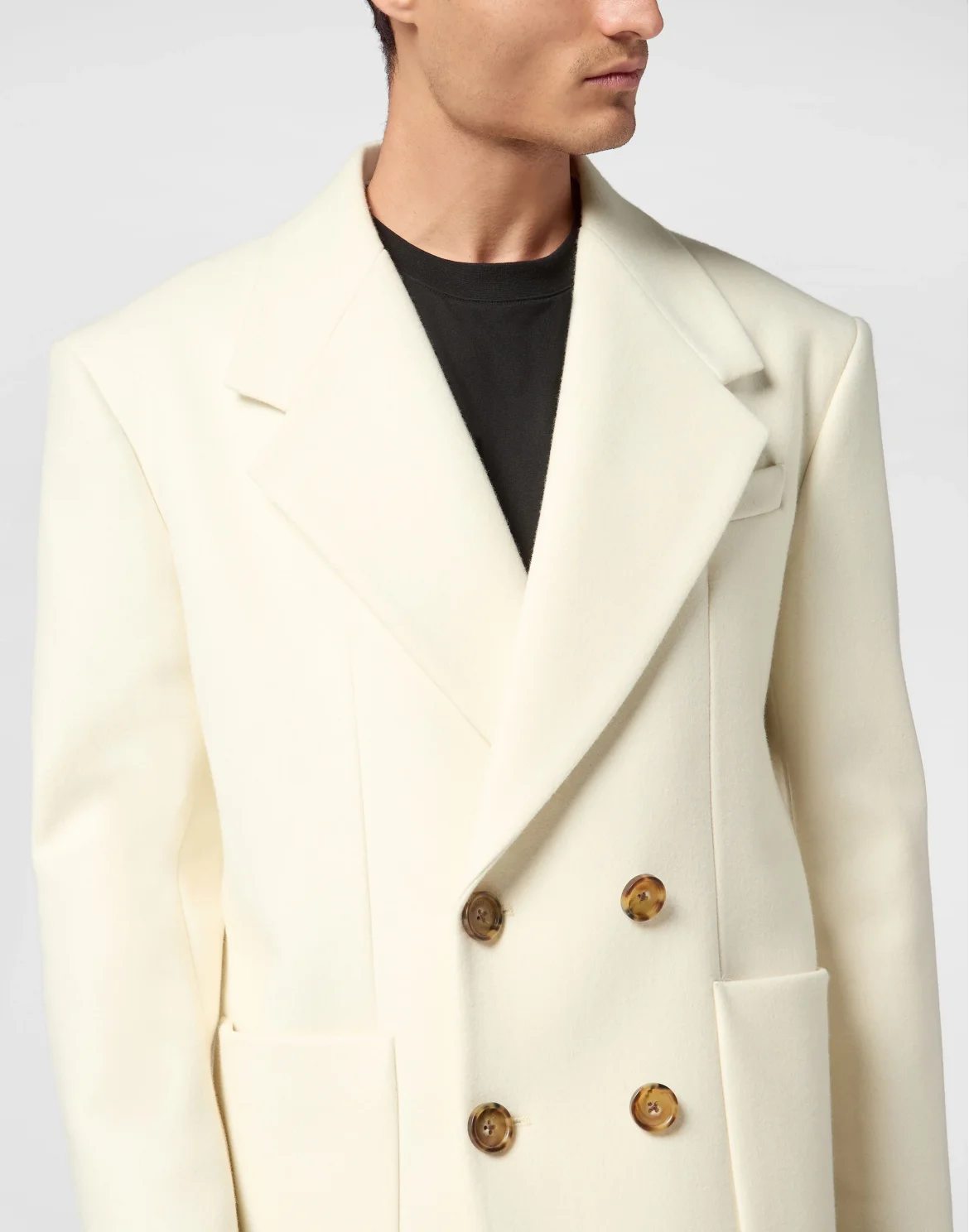 Wool/Cashmere Coat LS, цвет: Белый