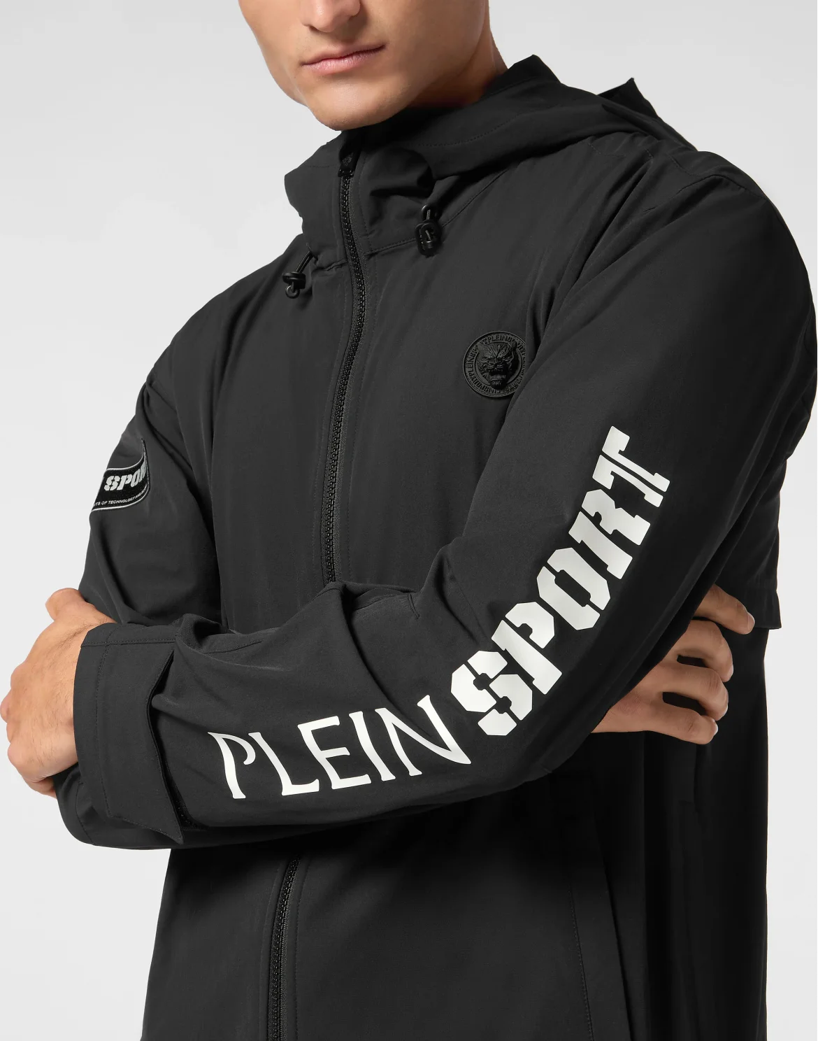 Technical Nylon Jacket LS Scratch, цвет: Черный