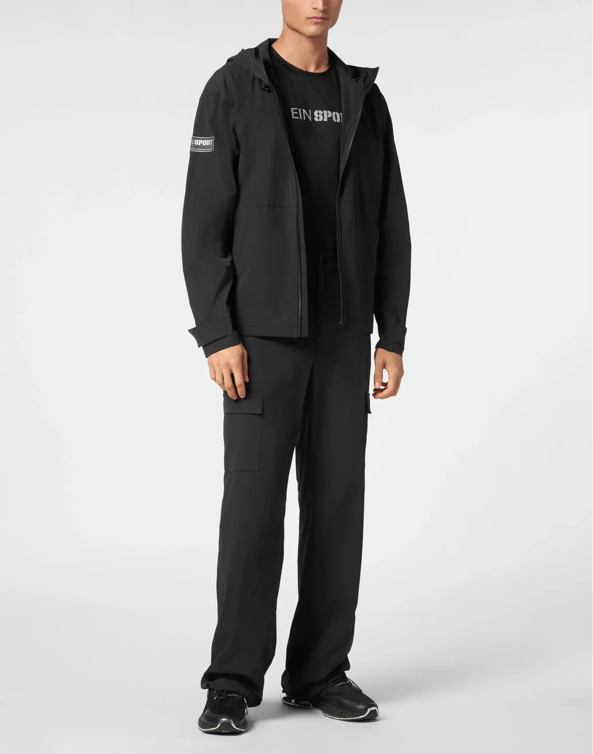 Technical Nylon Jacket LS Scratch, цвет: Черный