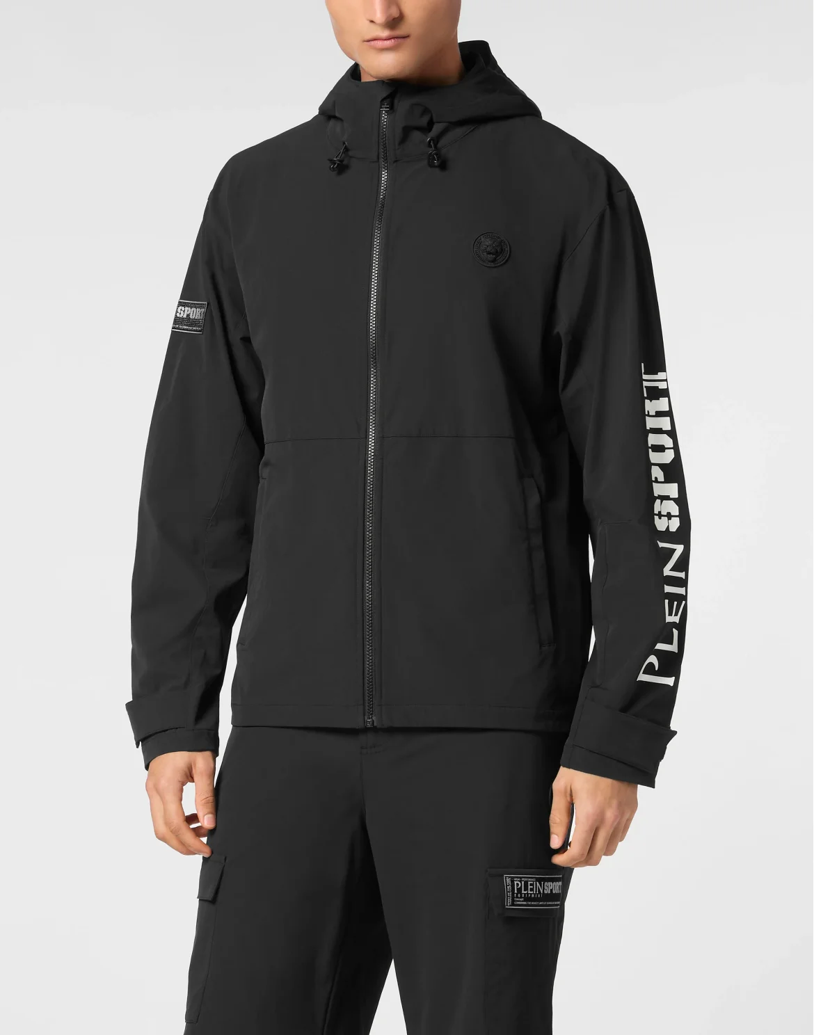 Technical Nylon Jacket LS Scratch, цвет: Черный