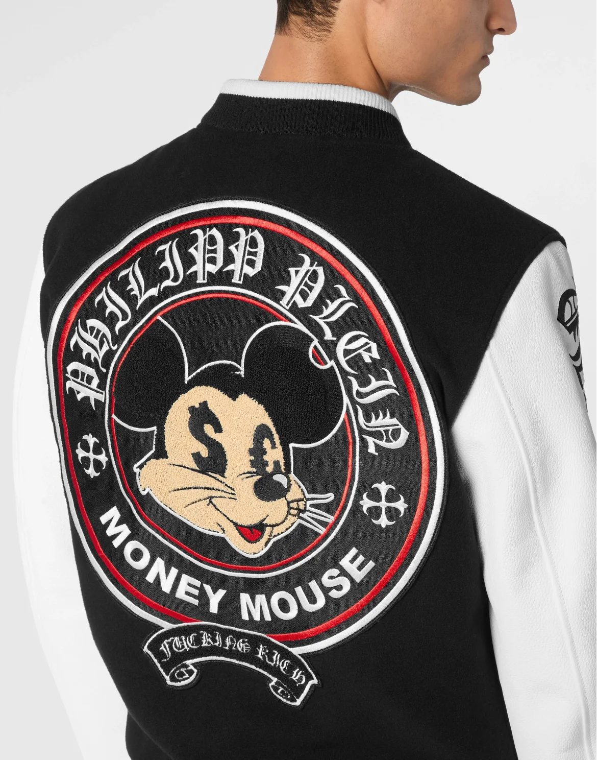 College Bomber Jacket LS Money Mouse, цвет: Черный