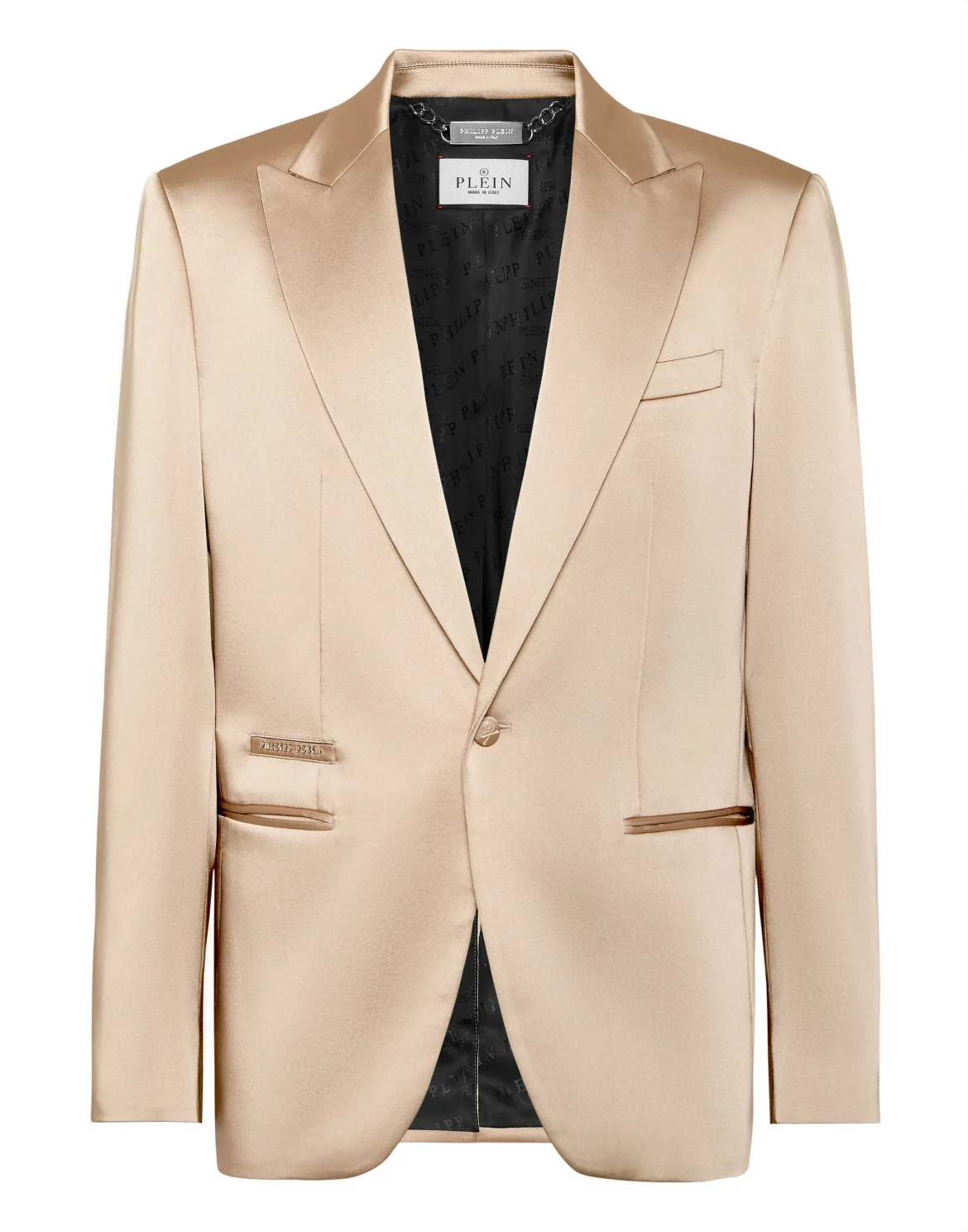 Satin Blazer Lord Fit LS, цвет: Бежевый