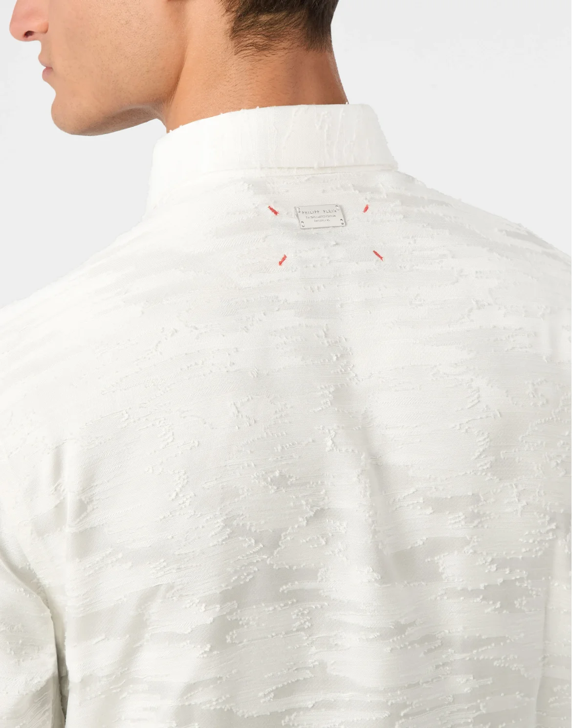 Shirt Sugar Daddy Cut LS Skull&Bones, цвет: Белый