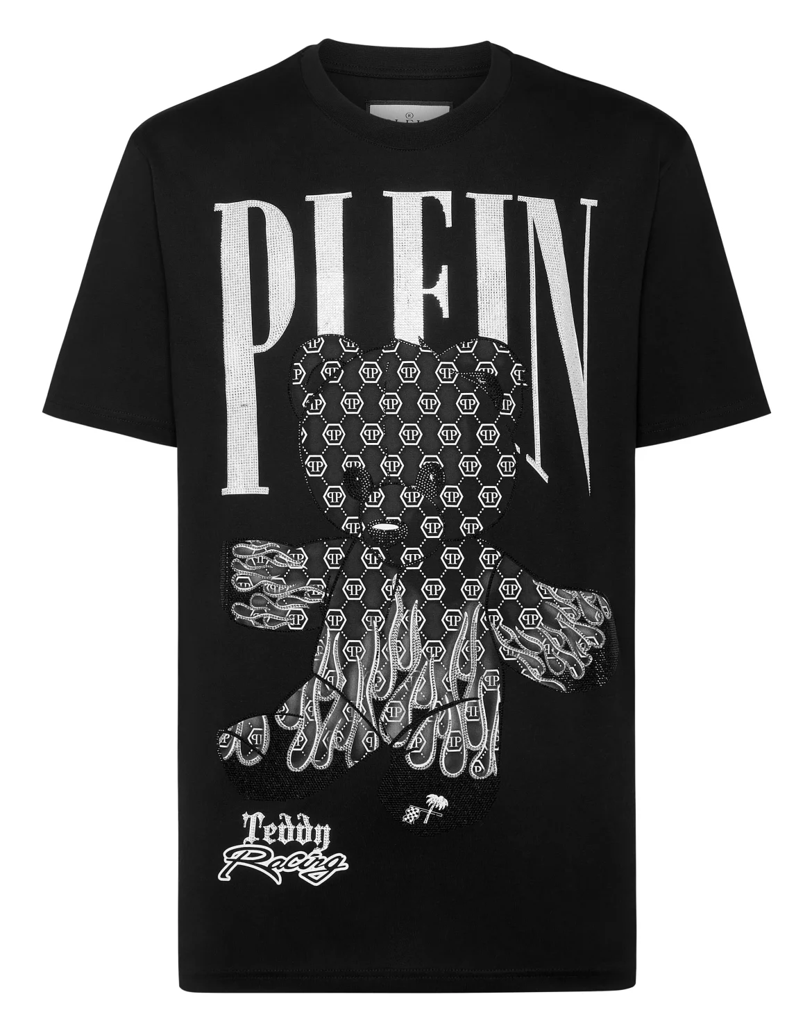 Jersey T-shirt Round Neck SS Teddy Bear, цвет: Черный