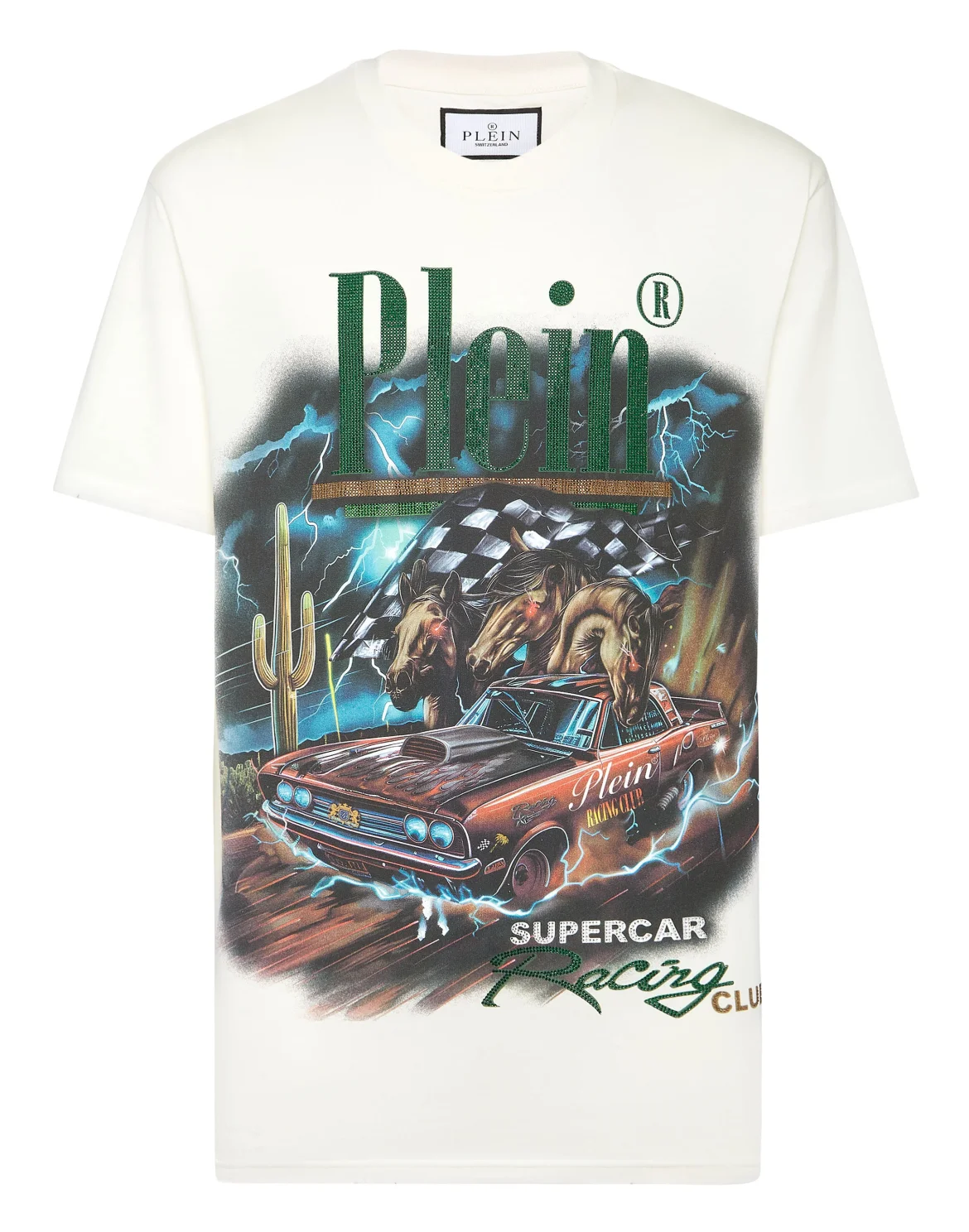 Jersey T-shirt Round Neck SS Racing Club, цвет: Бежевый
