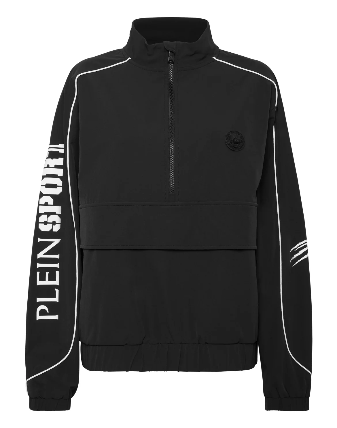 Nylon Piping Anorak LS Scratch, цвет: Черный