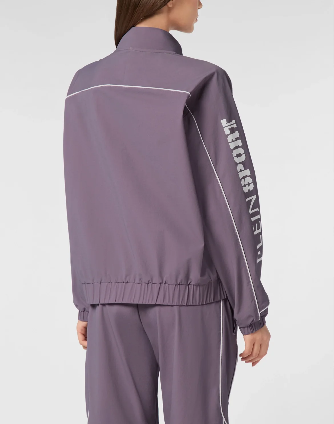 Nylon Piping Anorak LS Scratch, цвет: Фиолетовый