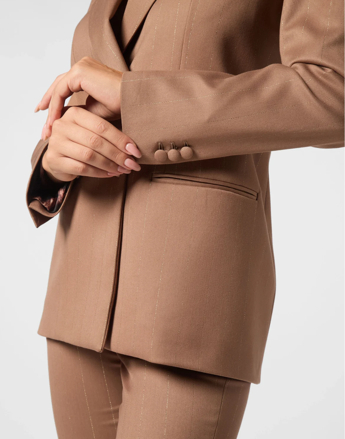 Gold Fit Blazer LS, цвет: Коричневый