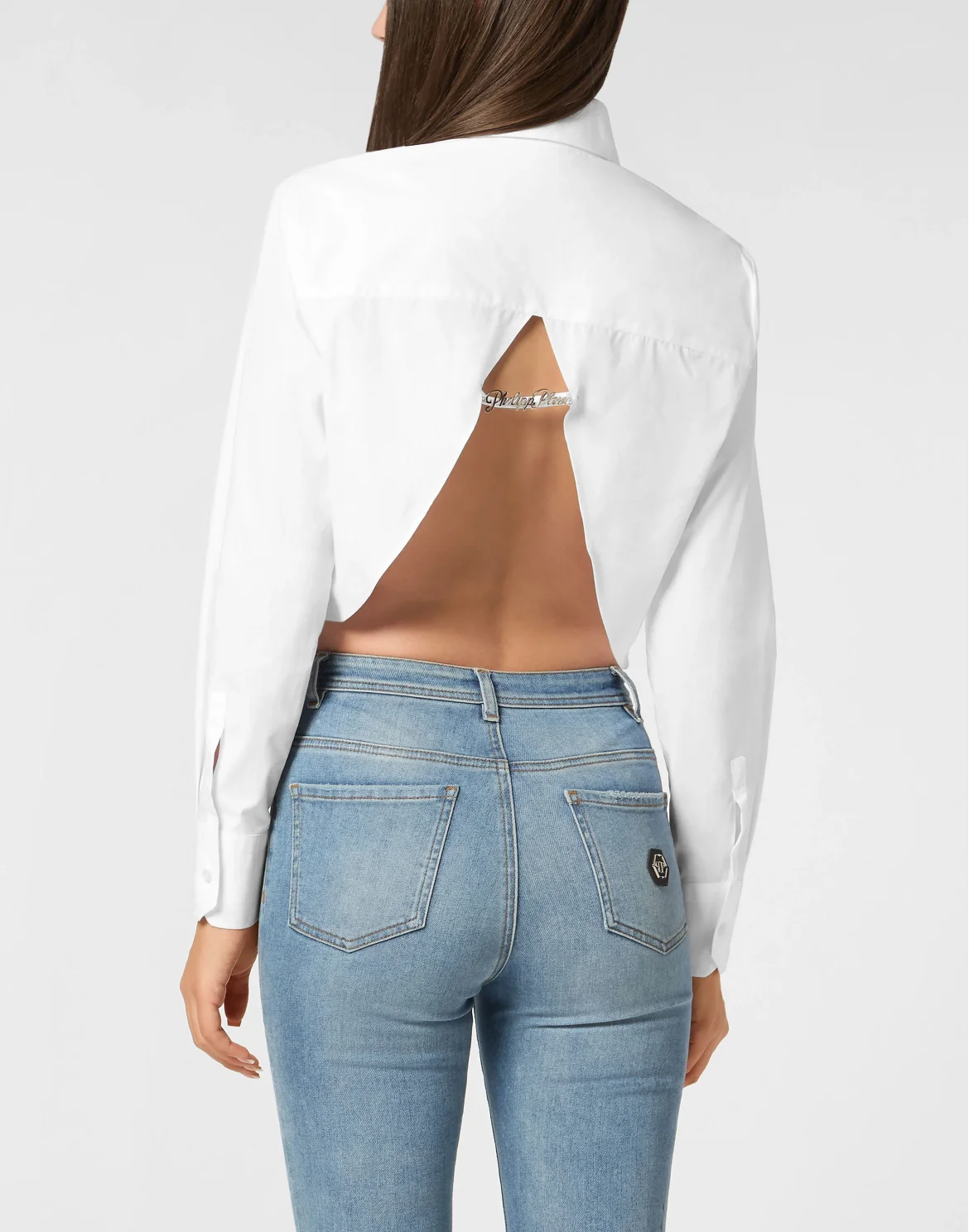 Cropped Shirt LS, цвет: Белый