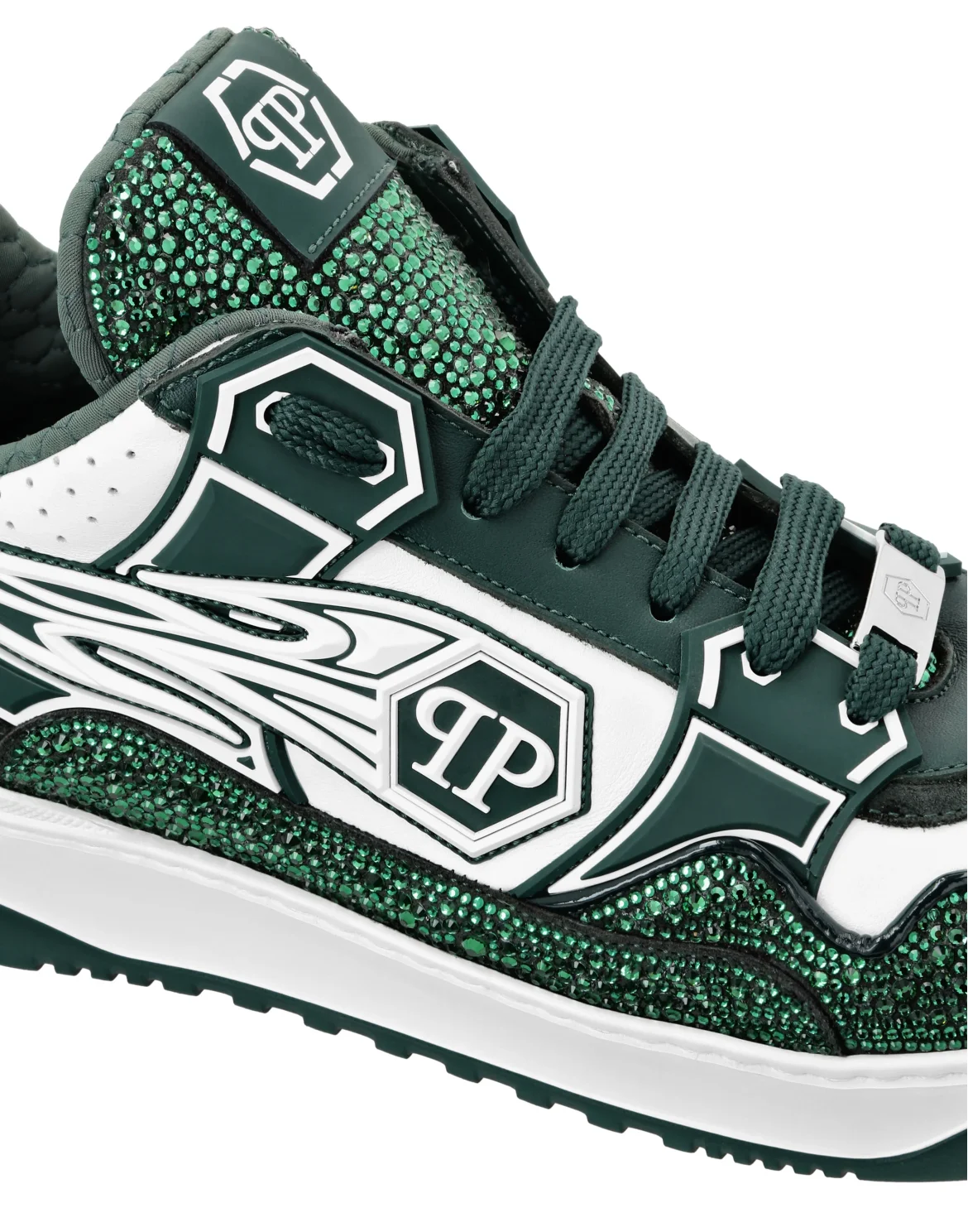 Leather Low-Top Sneakers Moon Walker, цвет: Белый