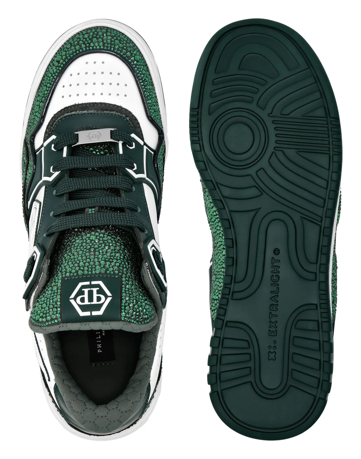 Leather Low-Top Sneakers Moon Walker, цвет: Белый